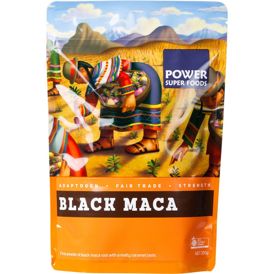 POWER SUPER FOODS Black Maca Powder The Origin Series 250g - Cutprice Online