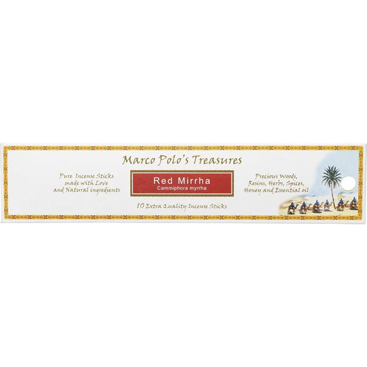 MARCO POLO'S TREASURES Incense Sticks Red Mirrha 10 MARCO POLO