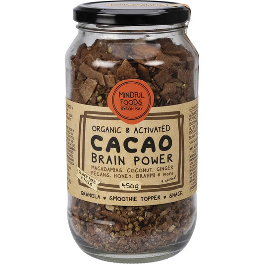 Mindful Foods Cacao Brain Power Granola Organic & Activated 450g - Cutprice Online