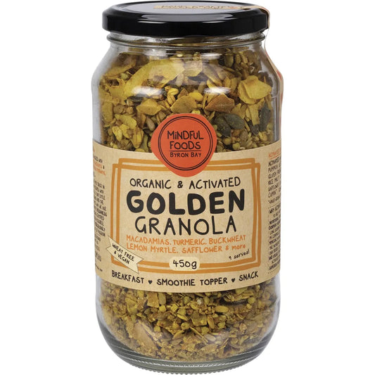 Mindful Foods Golden Granola Organic & Activated 450g Mindful Foods