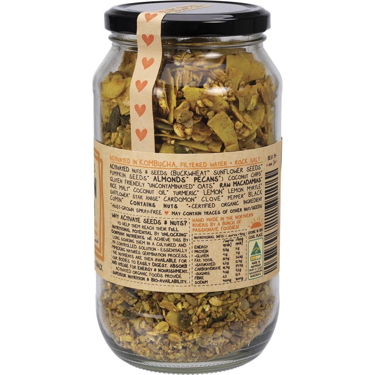 Mindful Foods Golden Granola Organic & Activated 450g Mindful Foods