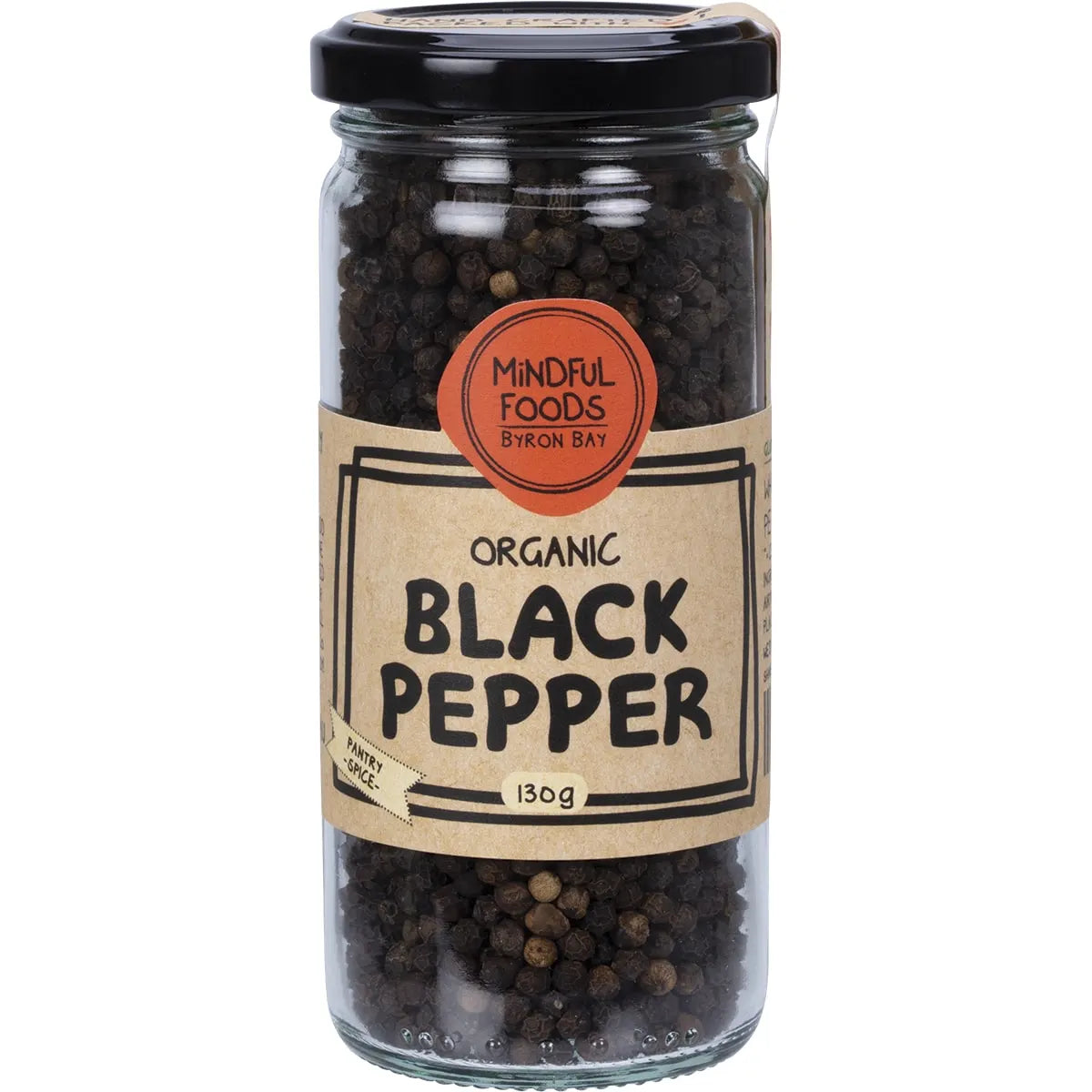Mindful Foods Black Pepper Organic 130g - Cutprice Online