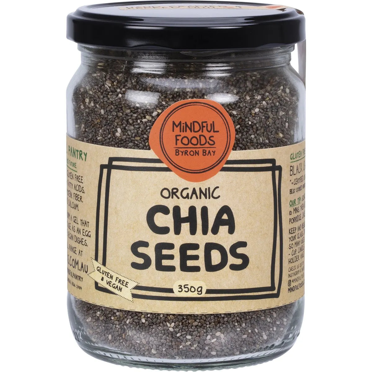 Mindful Foods Chia Seeds Organic 350g - Cutprice Online