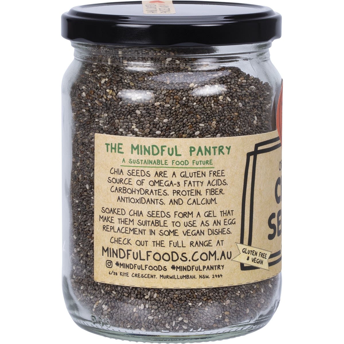 Mindful Foods Chia Seeds Organic 350g - Cutprice Online