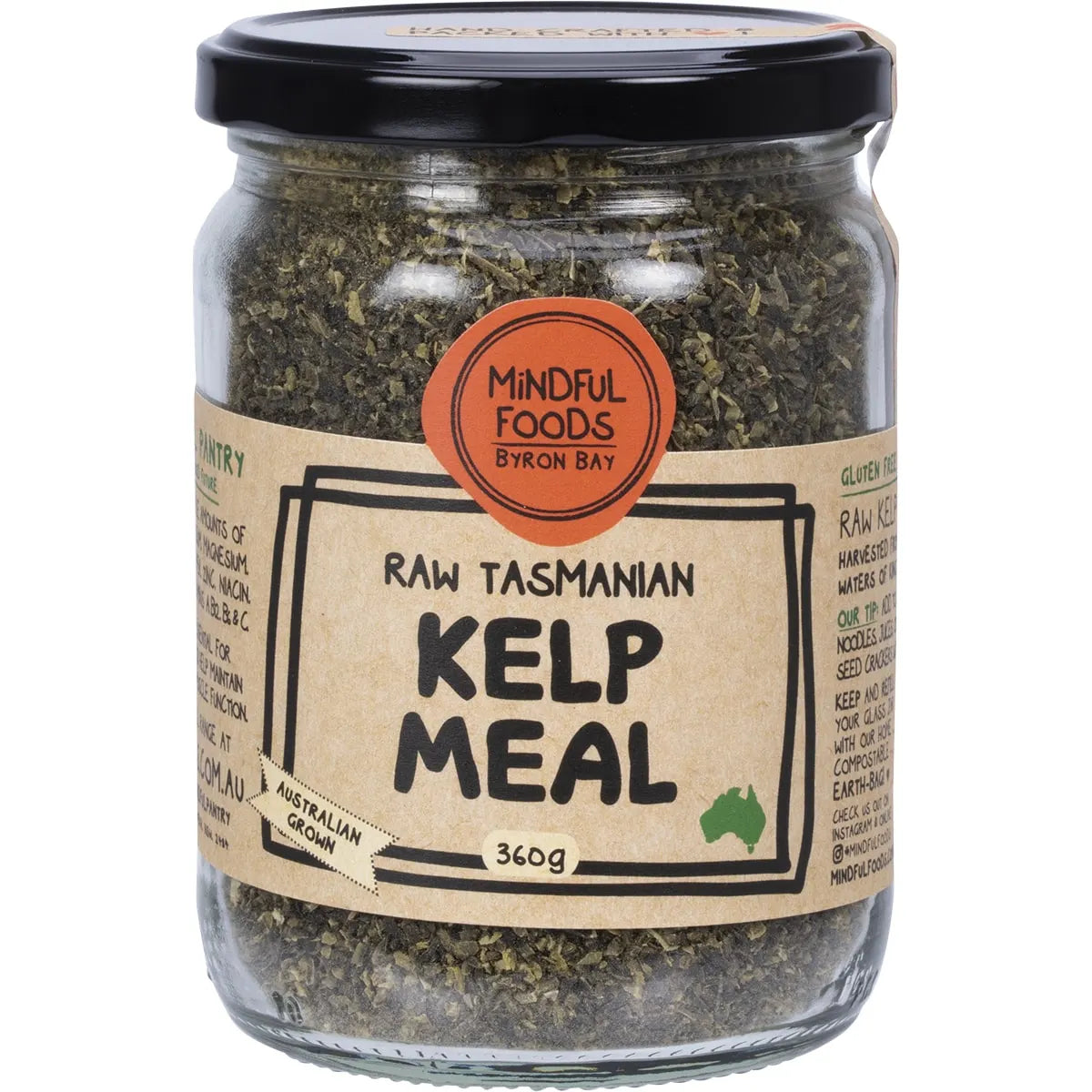 Mindful Foods Kelp Meal Raw Tasmanian 360g Mindful Foods