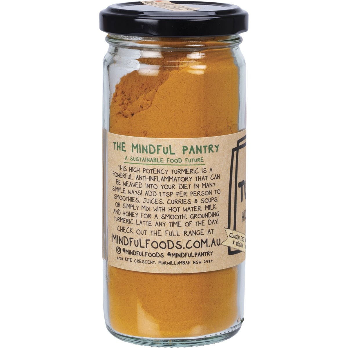 Mindful Foods Turmeric Organic 120g Mindful Foods