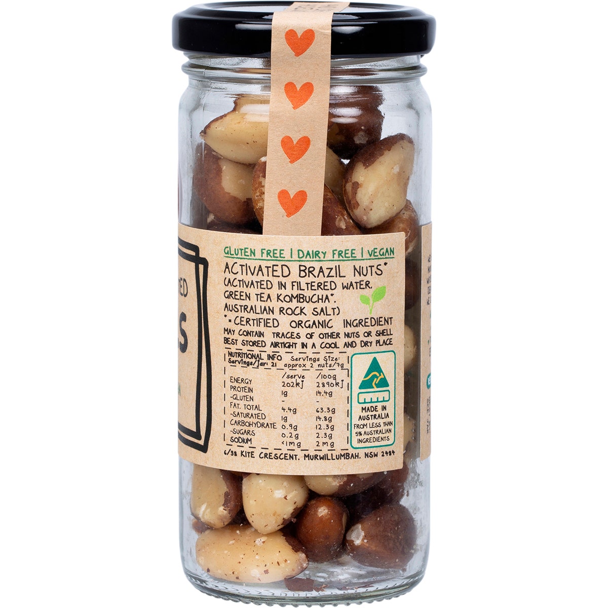 MINDFUL FOODS Brazil Nuts Organic & Activated 150g - Cutprice Online