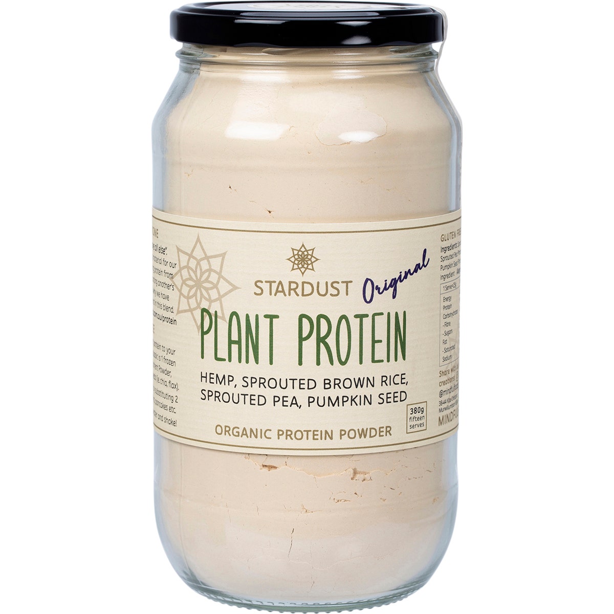 MINDFUL FOODS Stardust Original Plant Protein Powder 380g - Cutprice Online