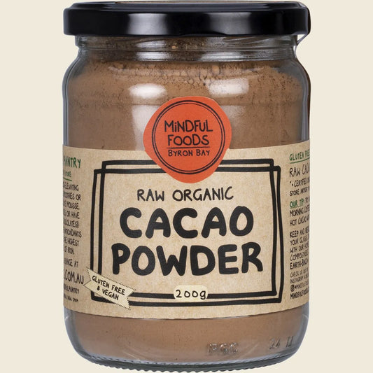 MINDFUL FOODS Cacao Powder Raw Organic 200g - Cutprice Online