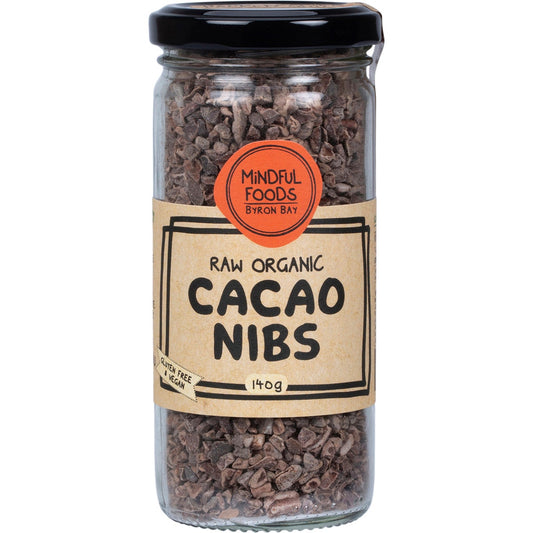 MINDFUL FOODS Cacao Nibs Raw Organic 140g - Cutprice Online