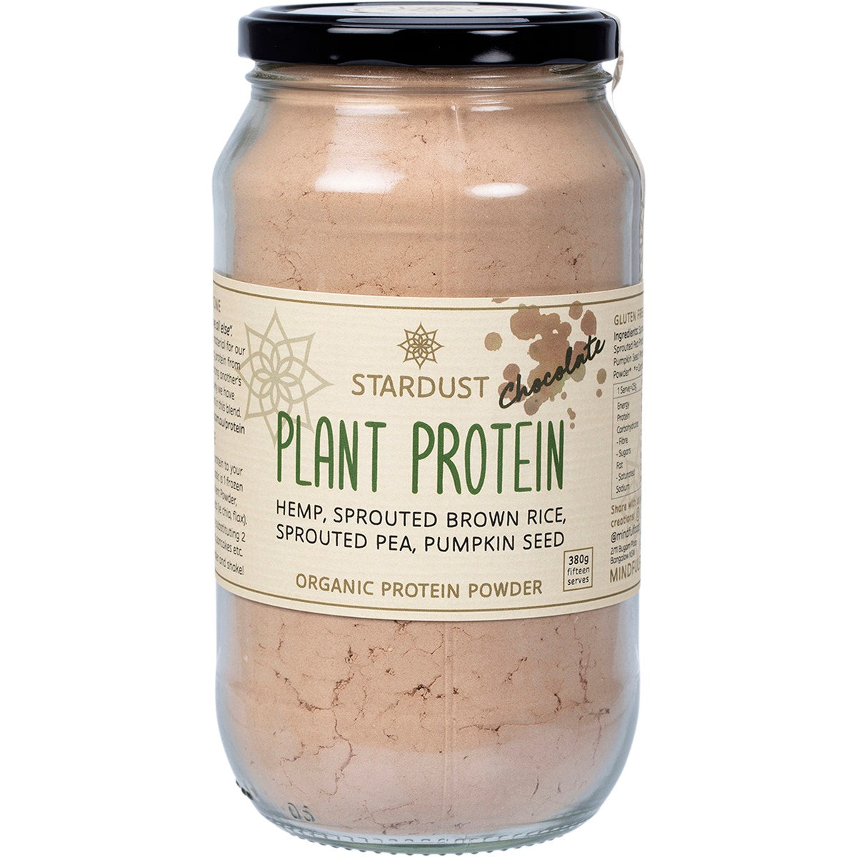 MINDFUL FOODS Stardust Chocolate Plant Protein Powder 380g - Cutprice Online