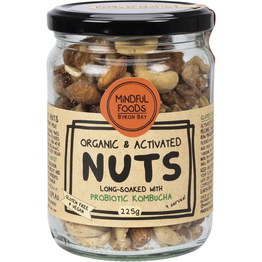 Mindful Foods Mixed Nuts Organic & Activated 225g Mindful Foods