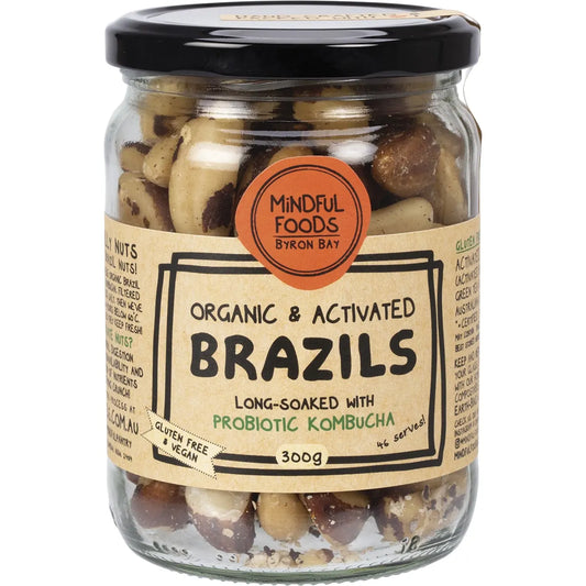Mindful Foods Brazil Nuts Organic & Activated 300g - Cutprice Online