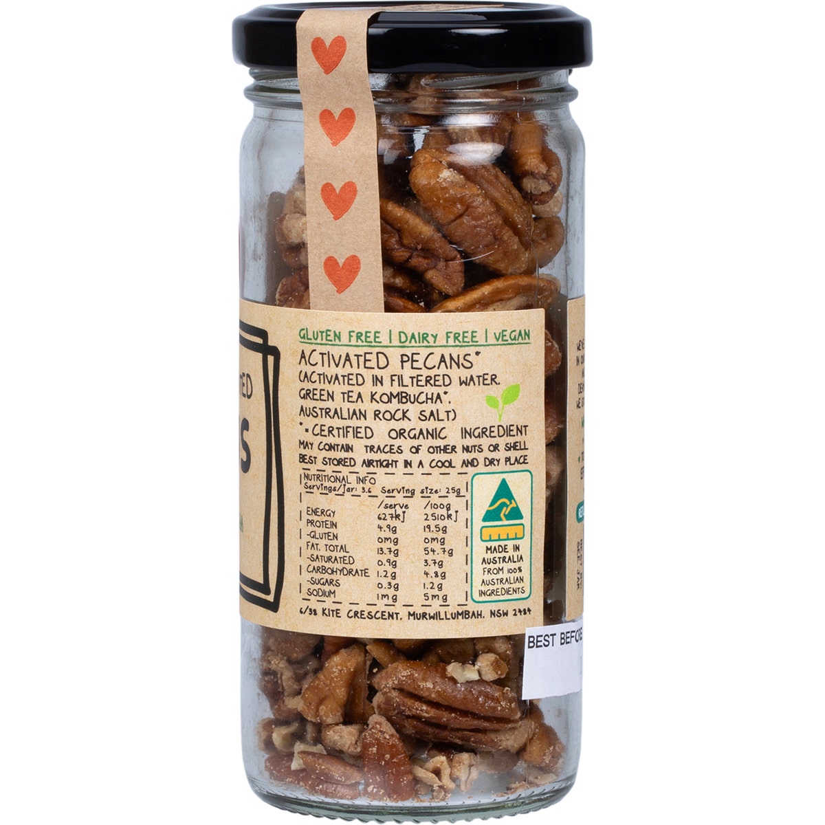 MINDFUL FOODS Pecans Organic & Activated 90g - Cutprice Online
