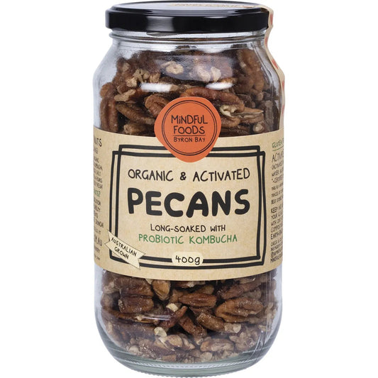 Mindful Foods Pecans Organic & Activated 400g Mindful Foods