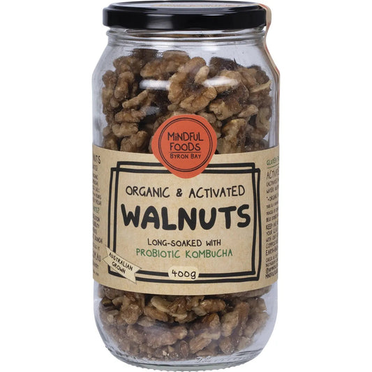Mindful Foods Walnuts Organic & Activated 400g Mindful Foods