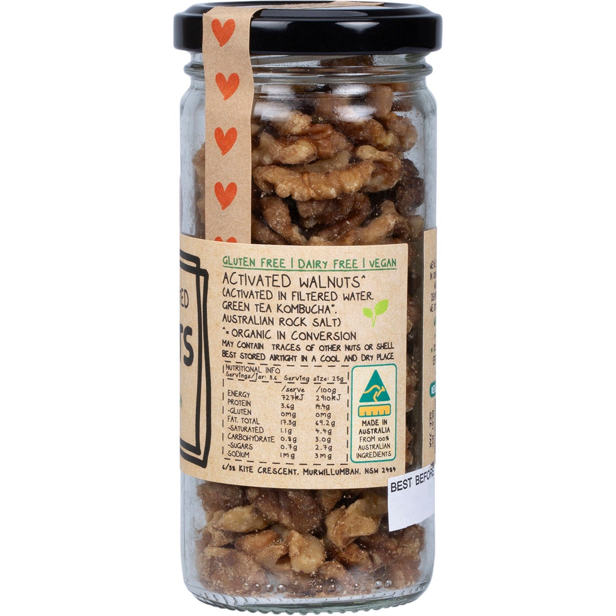 MINDFUL FOODS Walnuts Organic & Activated 90g - Cutprice Online