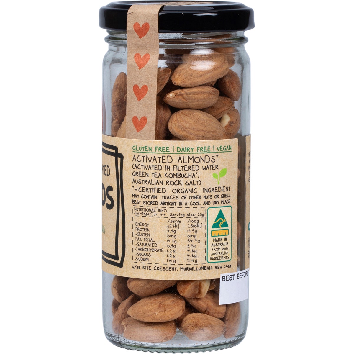 MINDFUL FOODS Almonds Organic & Activated 110g - Cutprice Online