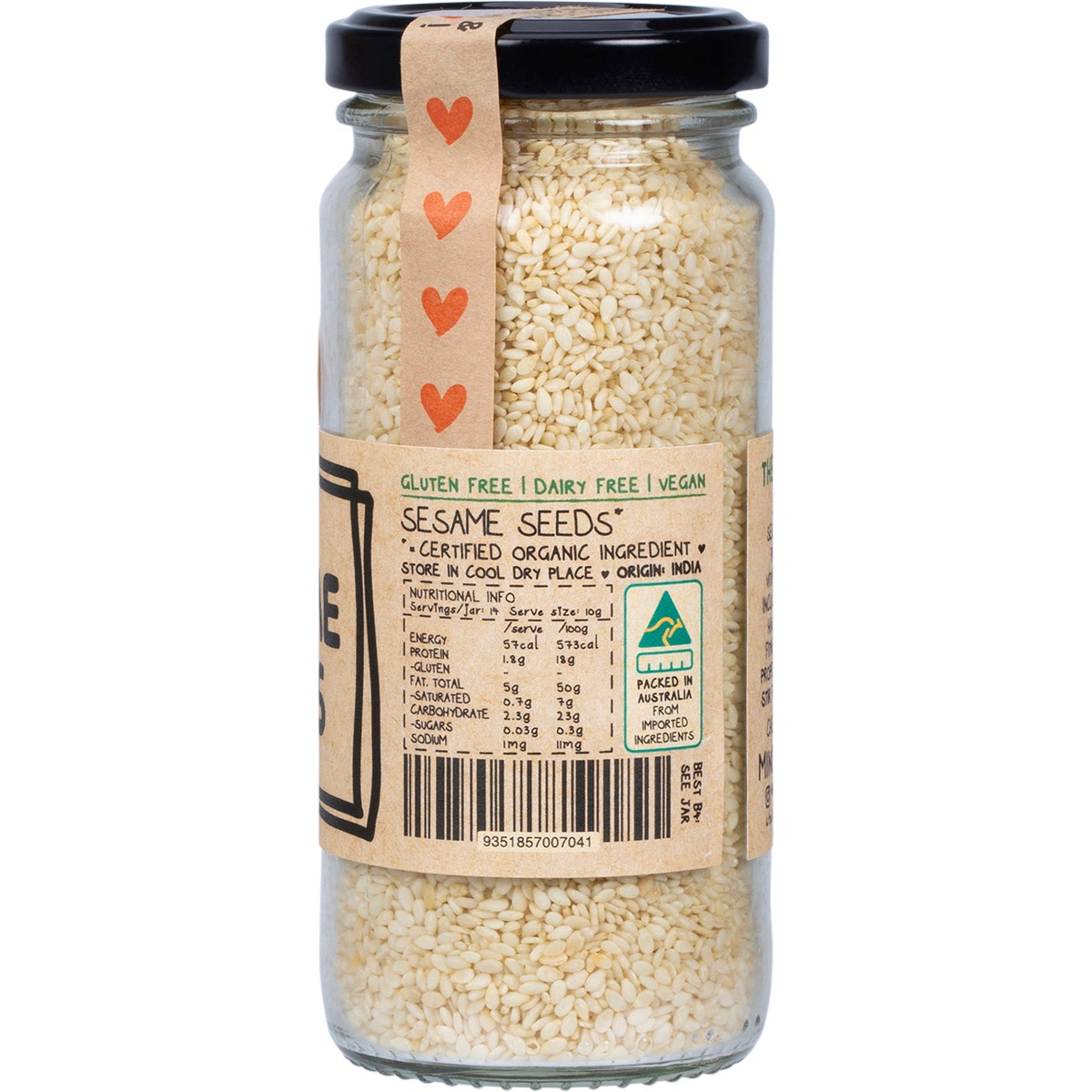 MINDFUL FOODS Sesame Seeds Organic 140g - Cutprice Online