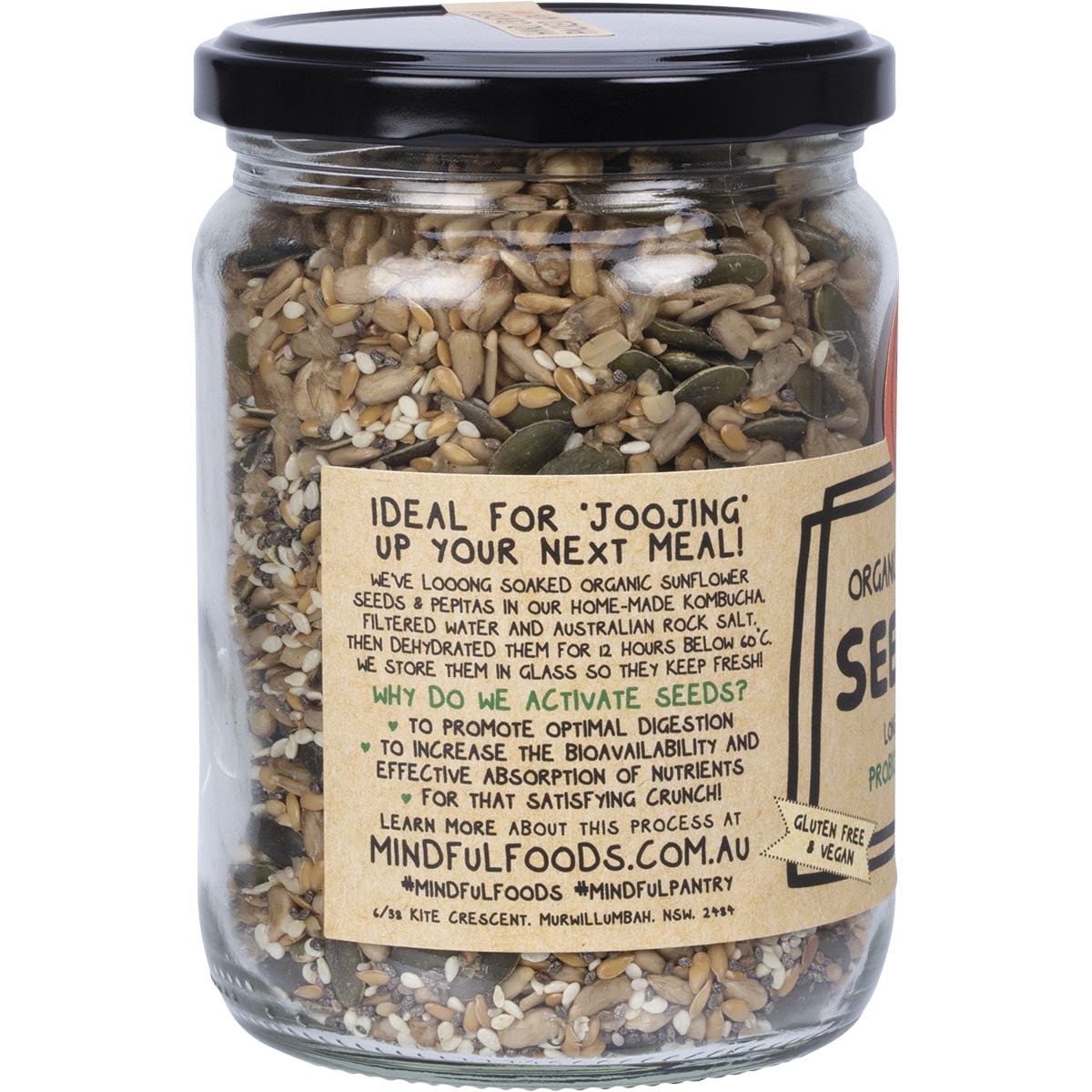Mindful Foods Seed Mix Organic & Activated 300g Mindful Foods