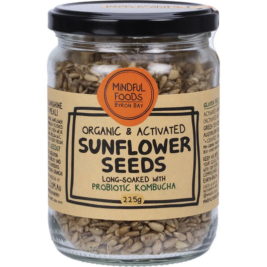 Mindful Foods Sunflower Seeds Organic & Activated 225g Mindful Foods