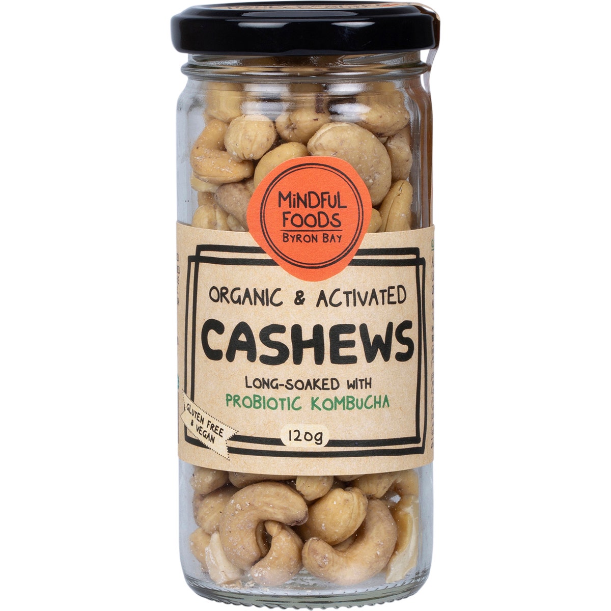MINDFUL FOODS Cashews Organic & Activated 120g - Cutprice Online