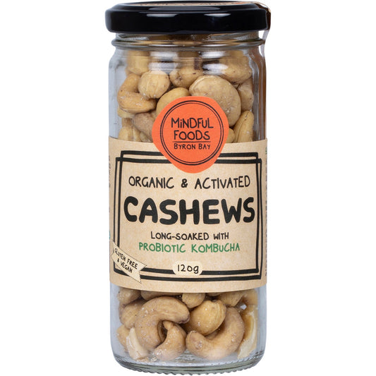 MINDFUL FOODS Cashews Organic & Activated 120g - Cutprice Online