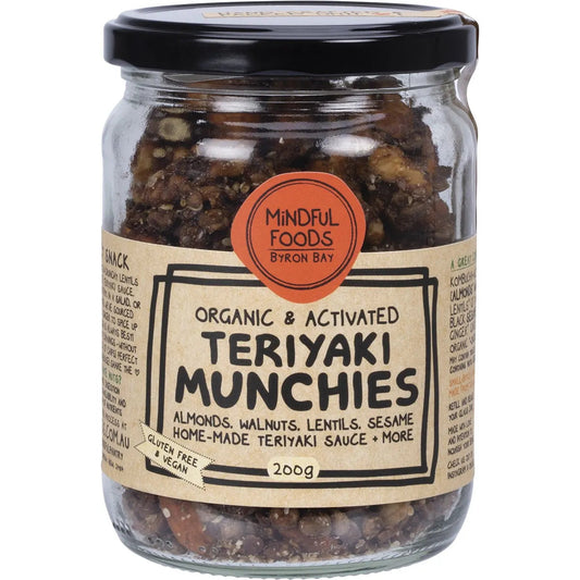 Mindful Foods Teriyaki Munchies Organic & Activated 200g Mindful Foods