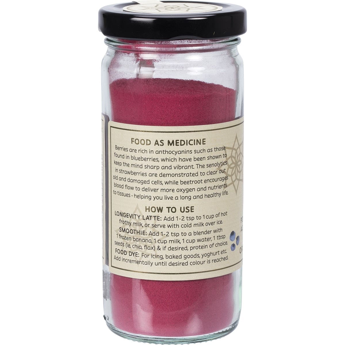 Mindful Foods Stardust Longevity Organic Nutrient Powder 120g Mindful Foods