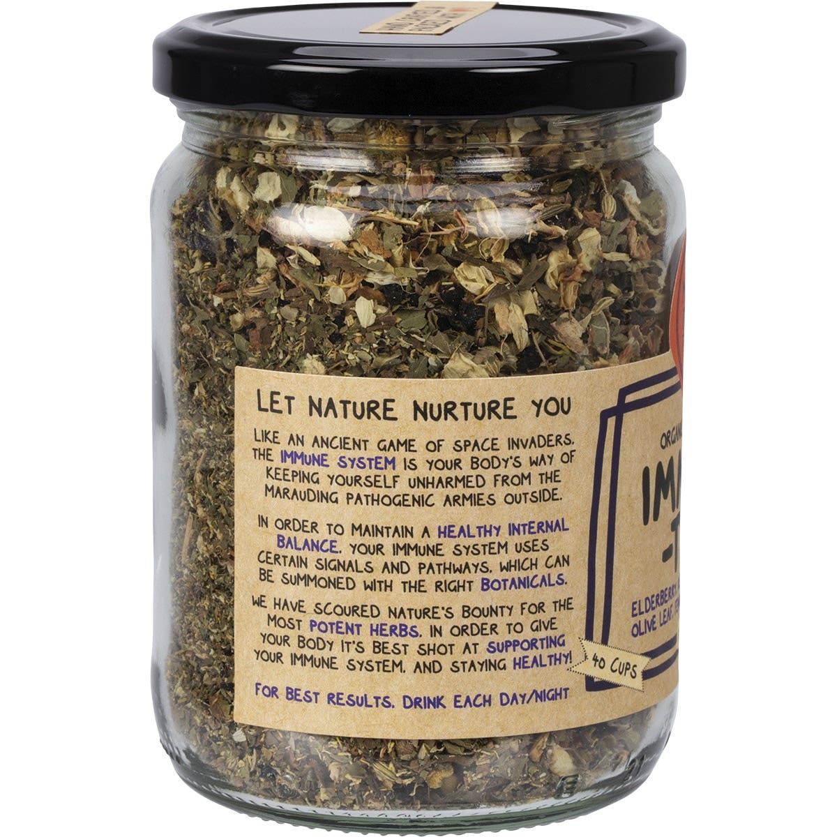 Mindful Foods Immuni-Tea Organic Herbal Tea 110g Mindful Foods