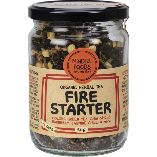 Mindful Foods Fire Starter Organic Herbal Tea 80g Mindful Foods