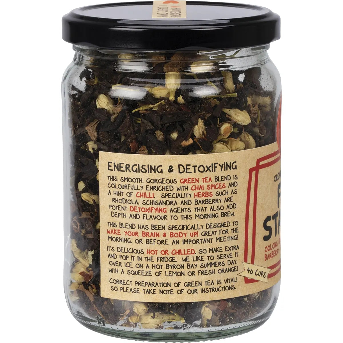 Mindful Foods Fire Starter Organic Herbal Tea 80g Mindful Foods