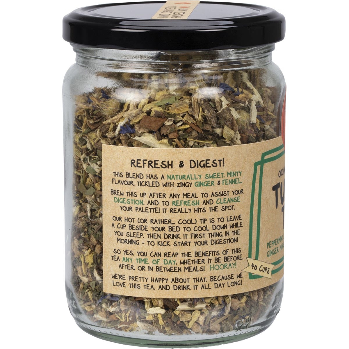 Mindful Foods Tummy Tea Organic Herbal Tea 90g Mindful Foods