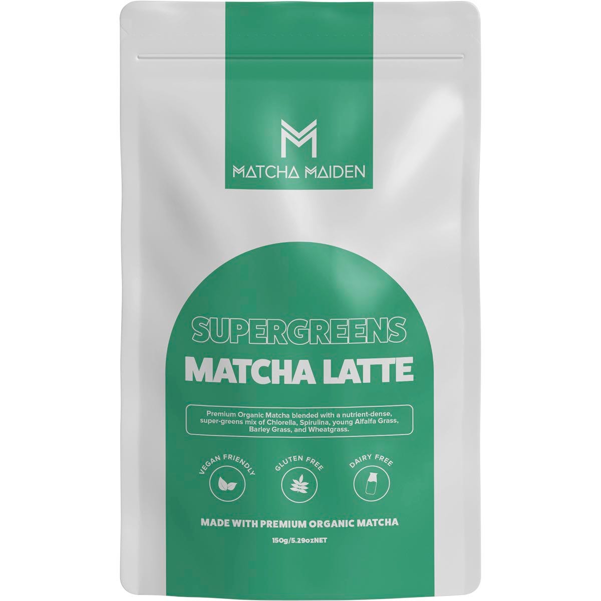 Matcha Maiden Supergreens Matcha Latte 150g - Cutprice Online
