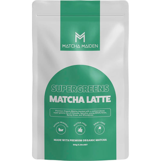 Matcha Maiden Supergreens Matcha Latte 150g - Cutprice Online
