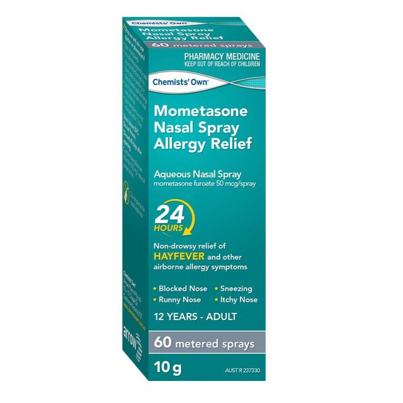 Chemists’ Own Mometasone Nasal Spray Allergy Relief 60 Spray (Generic of Nasonex) - Cutprice Online