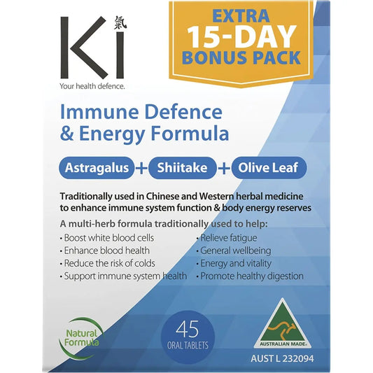 MARTIN & PLEASANCE Ki Immune Defence & Energy 45Tabs MARTIN & PLEASANCE