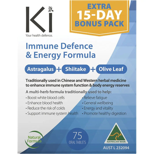 MARTIN & PLEASANCE Ki Immune Defence & Energy 75Tabs MARTIN & PLEASANCE