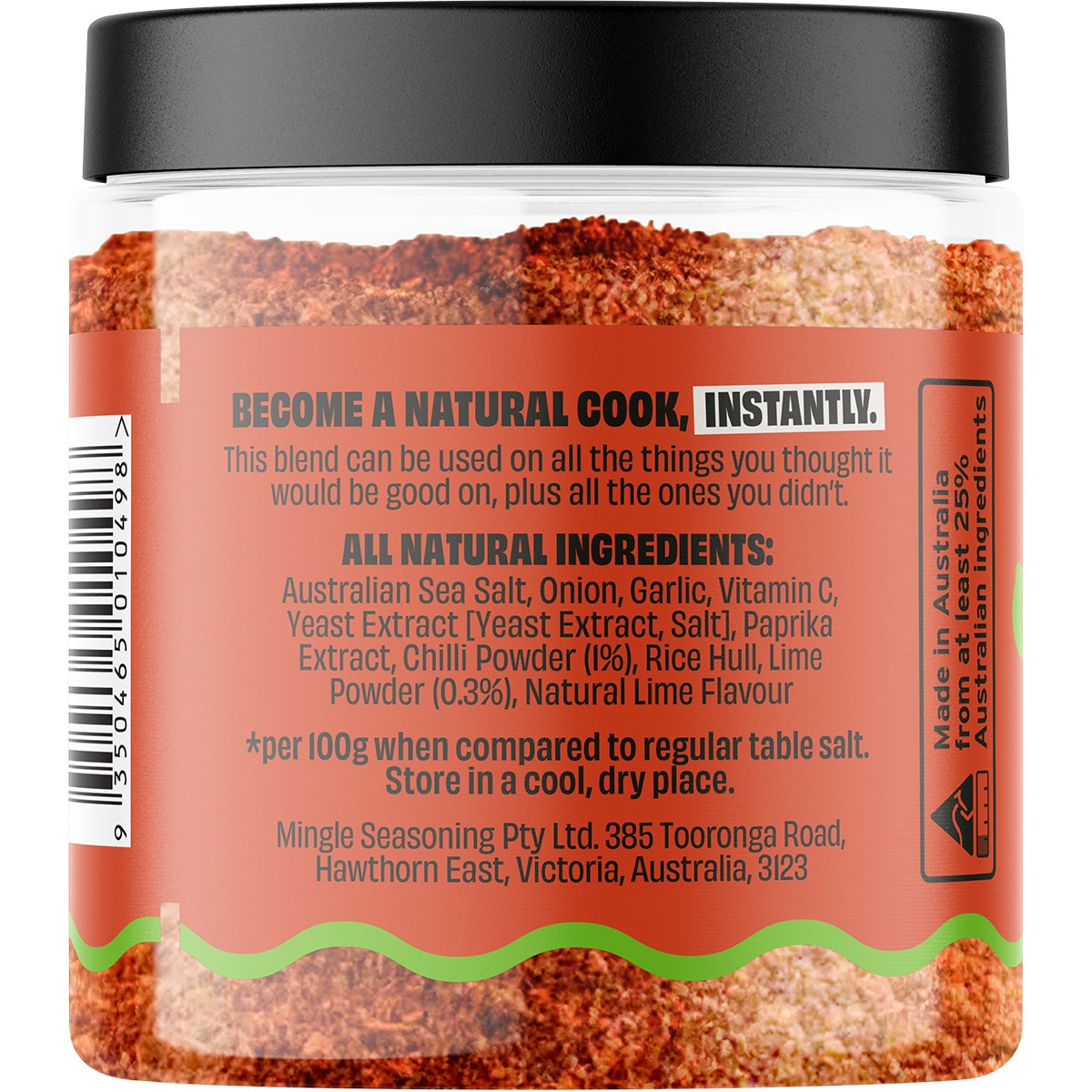 Mingle Chilli & Lime Seasoned Salts 110g - Cutprice Online