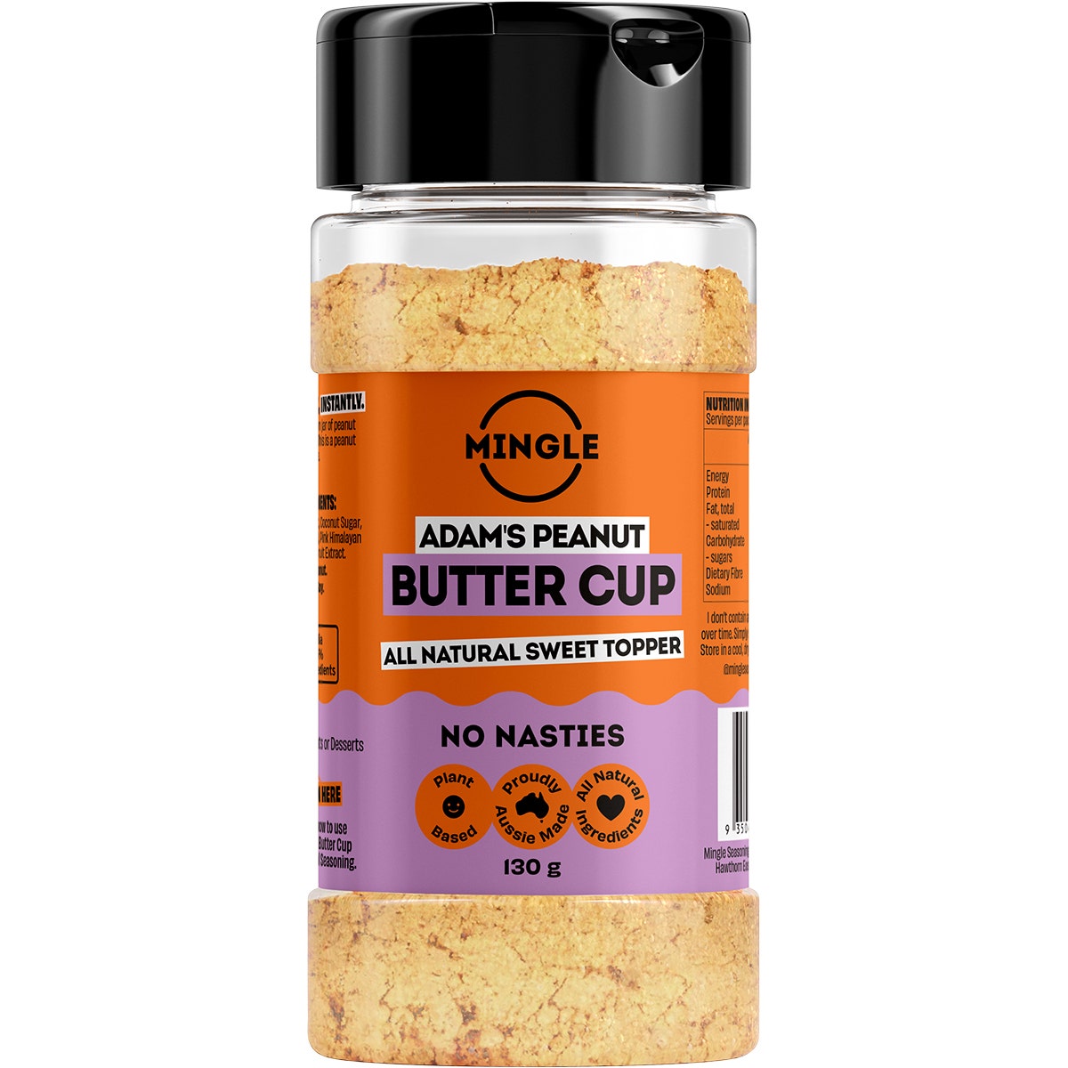 Mingle Adam's Peanut Butter Cup All Natural Sweet Topper 130g - Cutprice Online