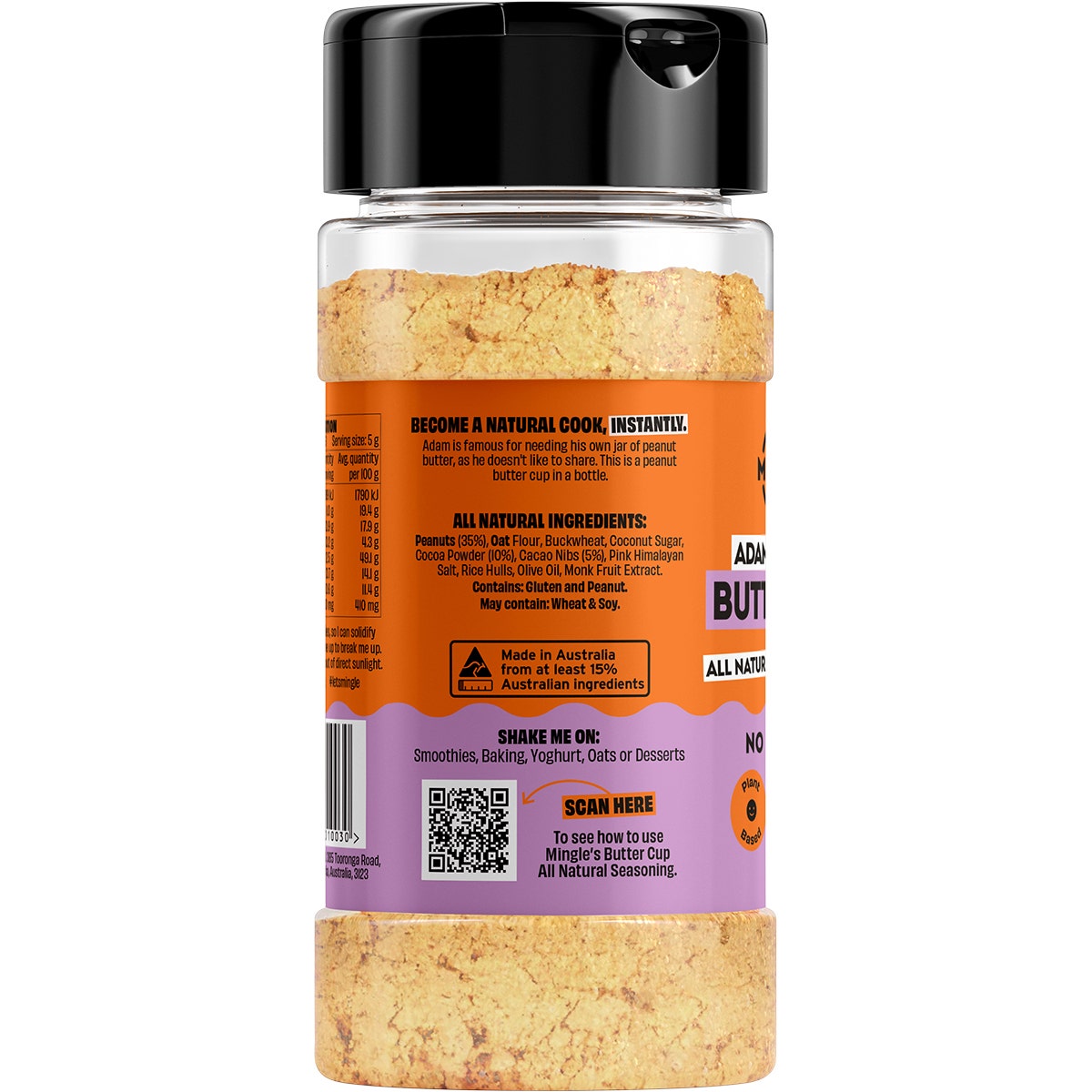 Mingle Adam's Peanut Butter Cup All Natural Sweet Topper 130g - Cutprice Online