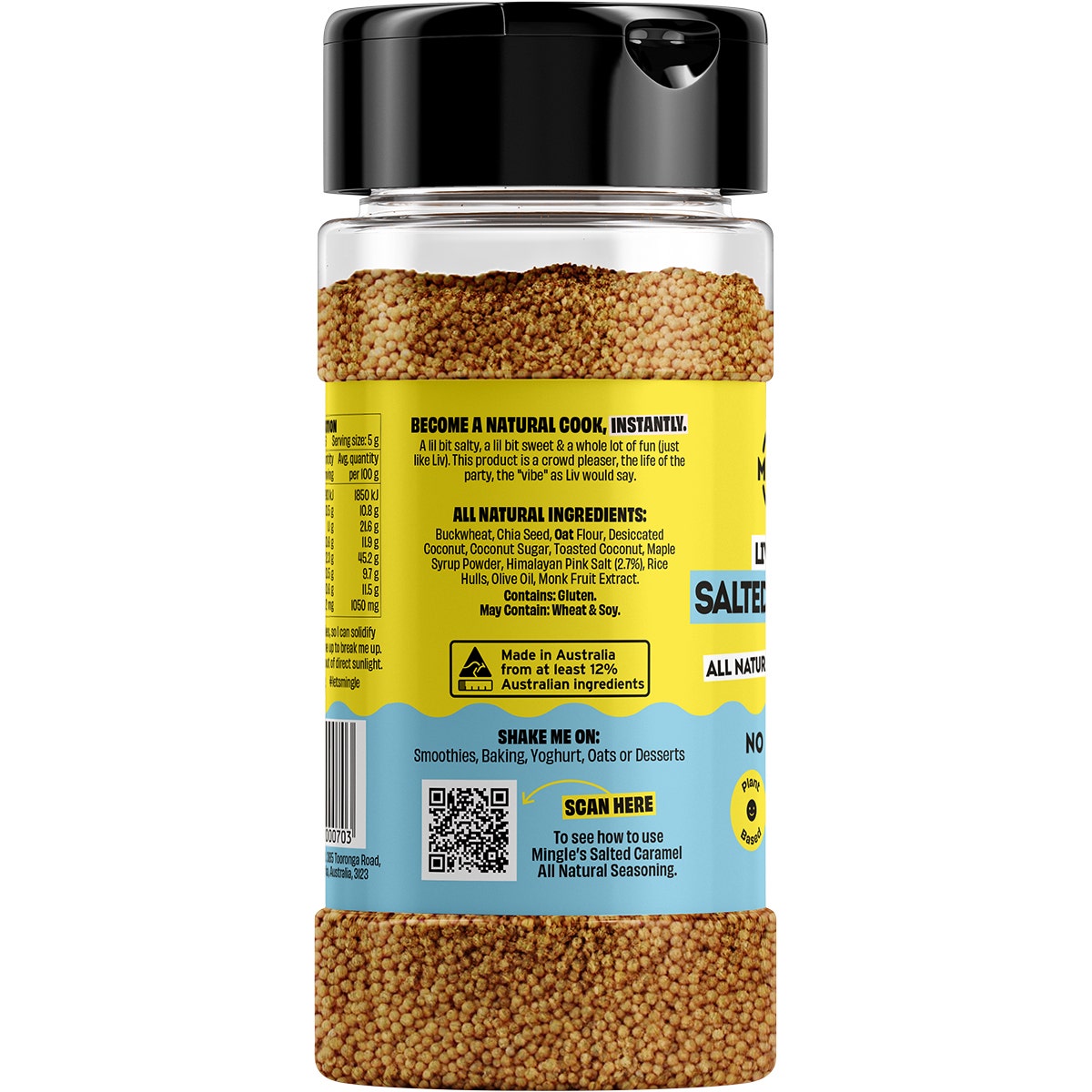 Mingle Liv's Fave Salted Caramel All Natural Sweet Topper 130g - Cutprice Online