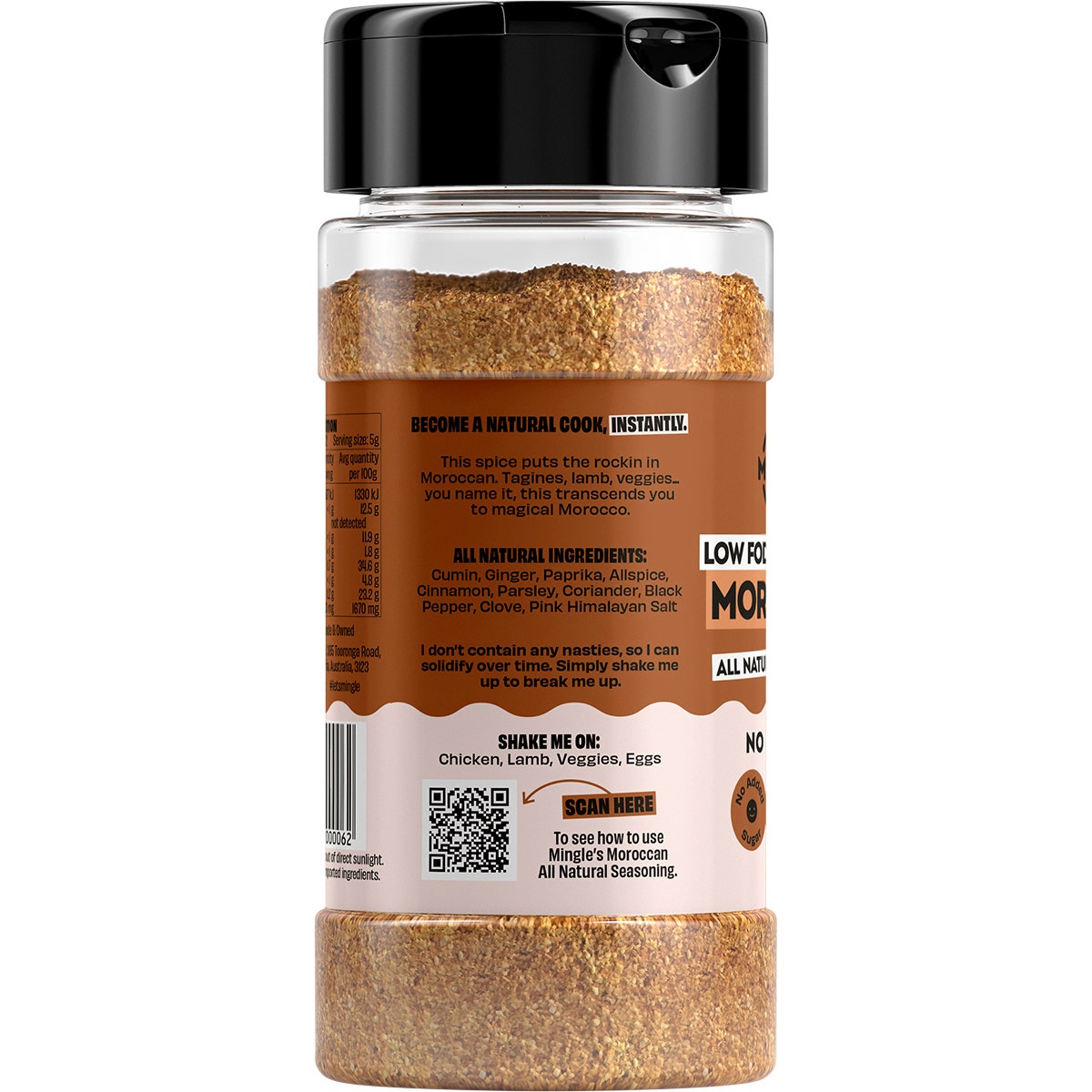 Mingle Moroccan All Natural Seasoning 110g - Cutprice Online