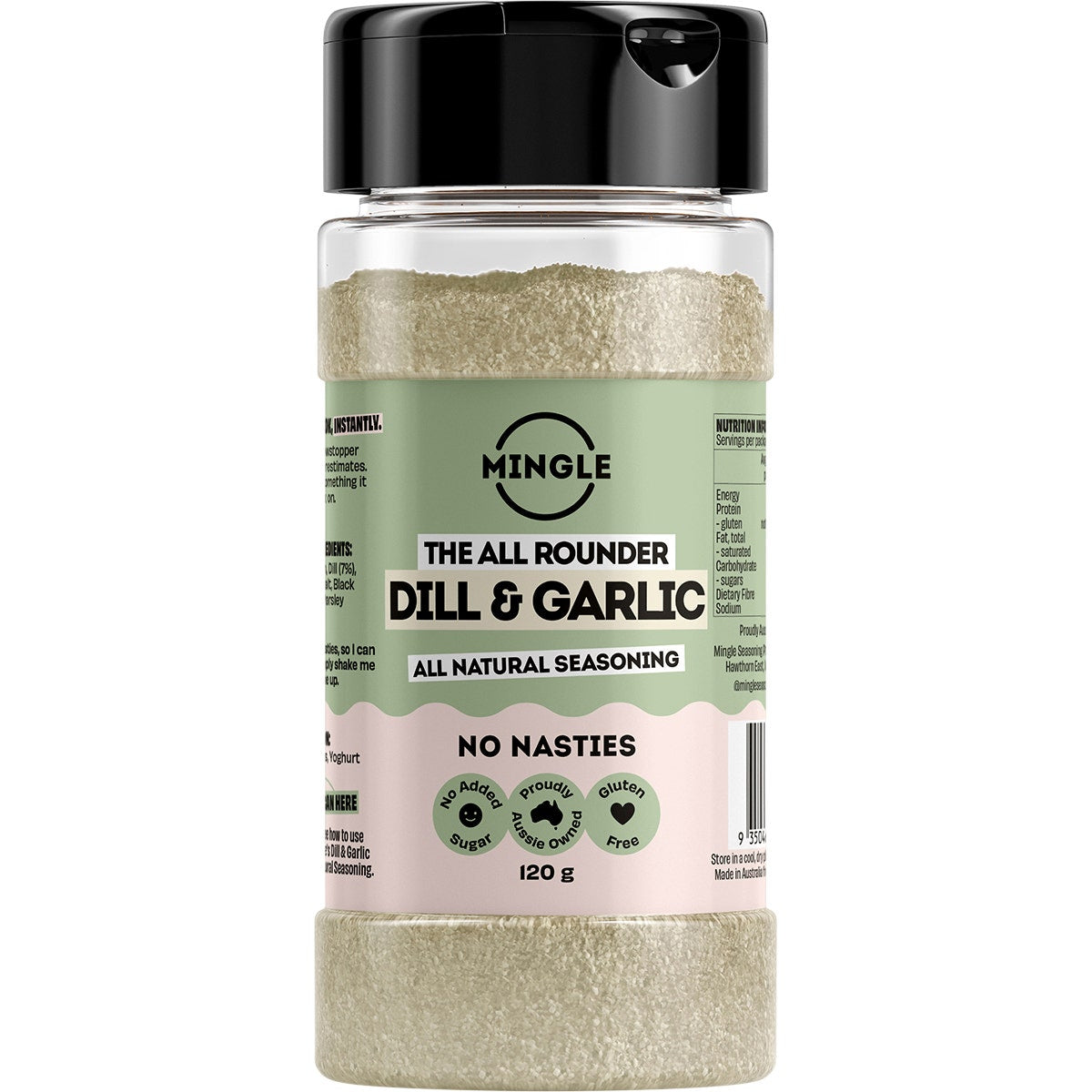 Mingle Dill & Garlic All Natural Seasoning 120g - Cutprice Online