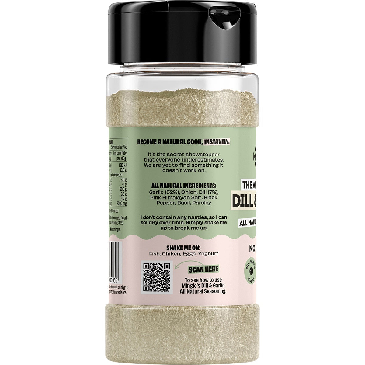 Mingle Dill & Garlic All Natural Seasoning 120g - Cutprice Online