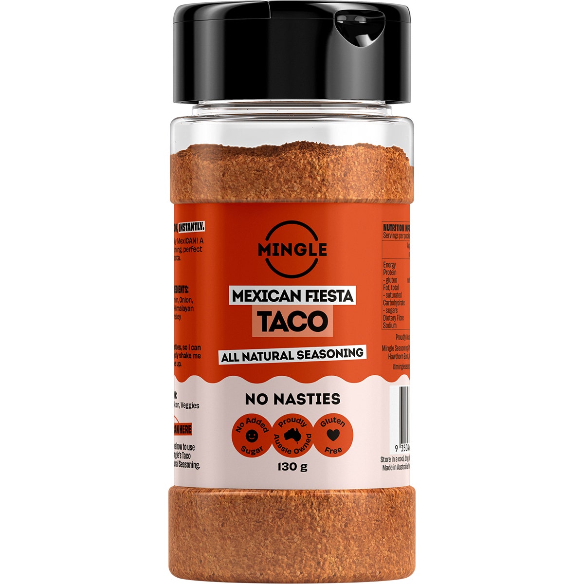 Mingle Mexican Fiesta Taco All Natural Seasoning 130g