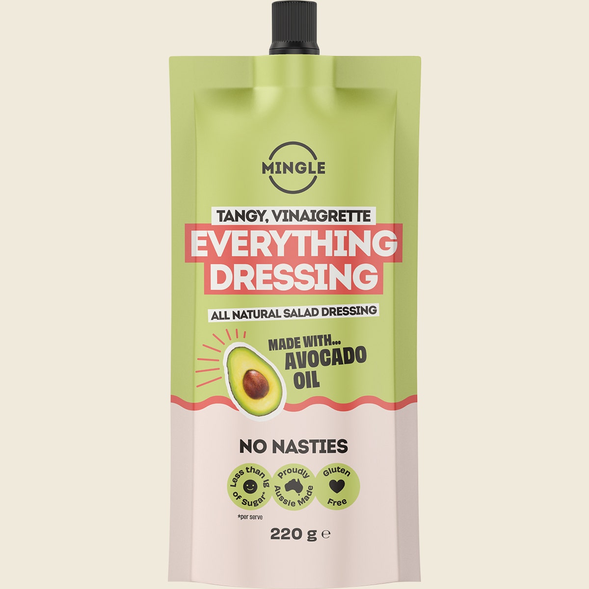 Mingle Everything All Natural Salad Dressing 8x220g