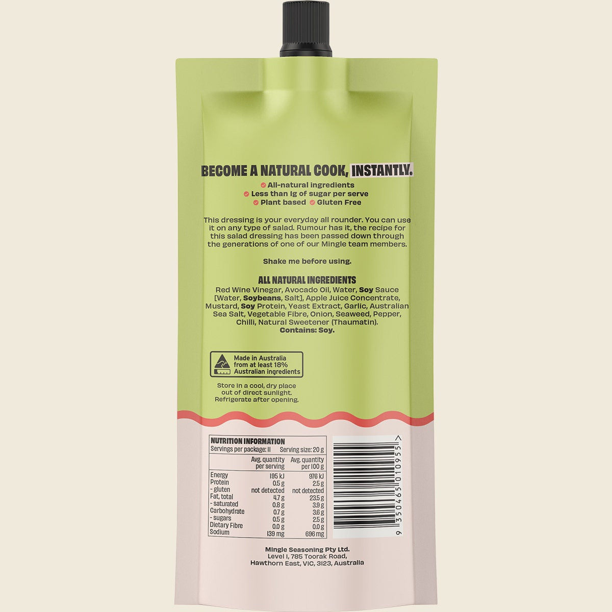 Mingle Everything All Natural Salad Dressing 8x220g