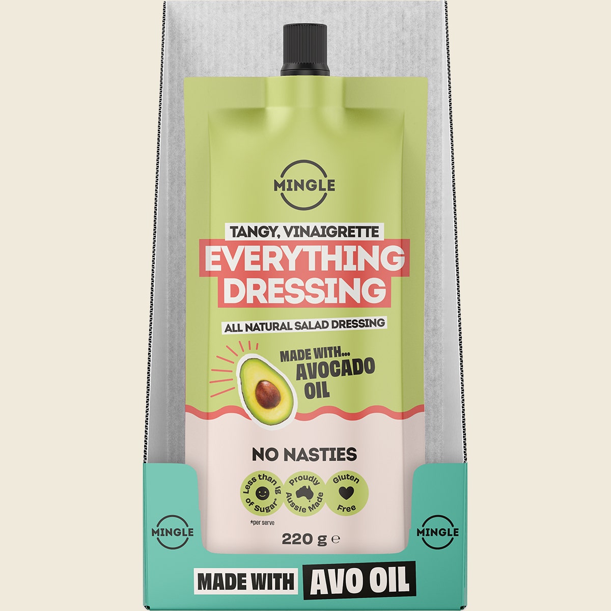 Mingle Everything All Natural Salad Dressing 8x220g