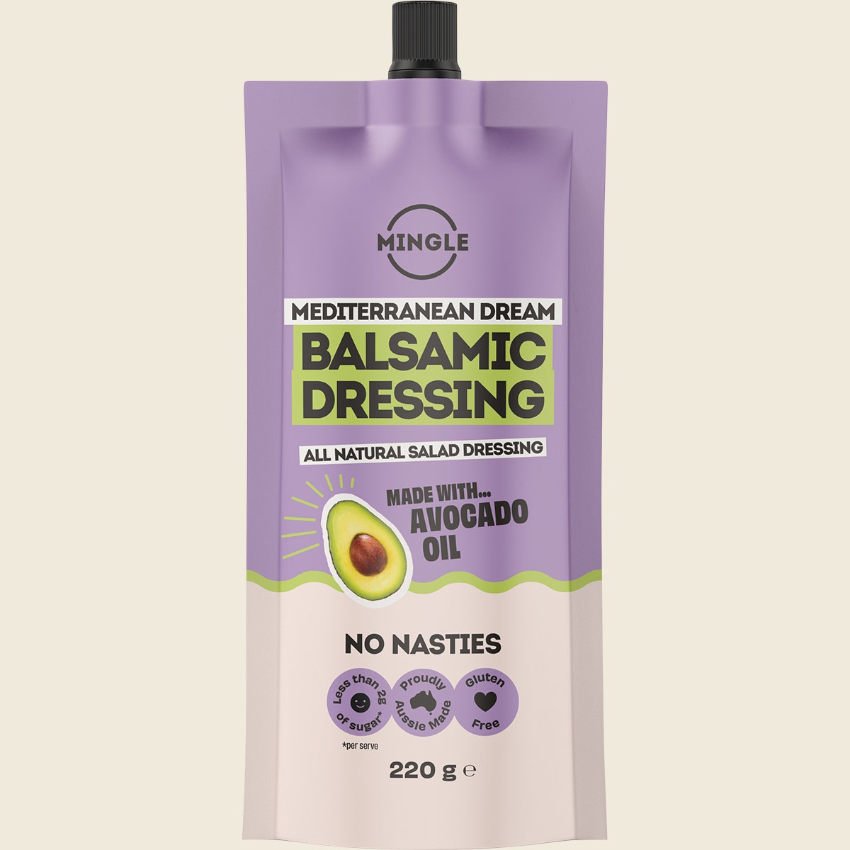 Mingle Balsamic All Natural Salad Dressing 8x220g